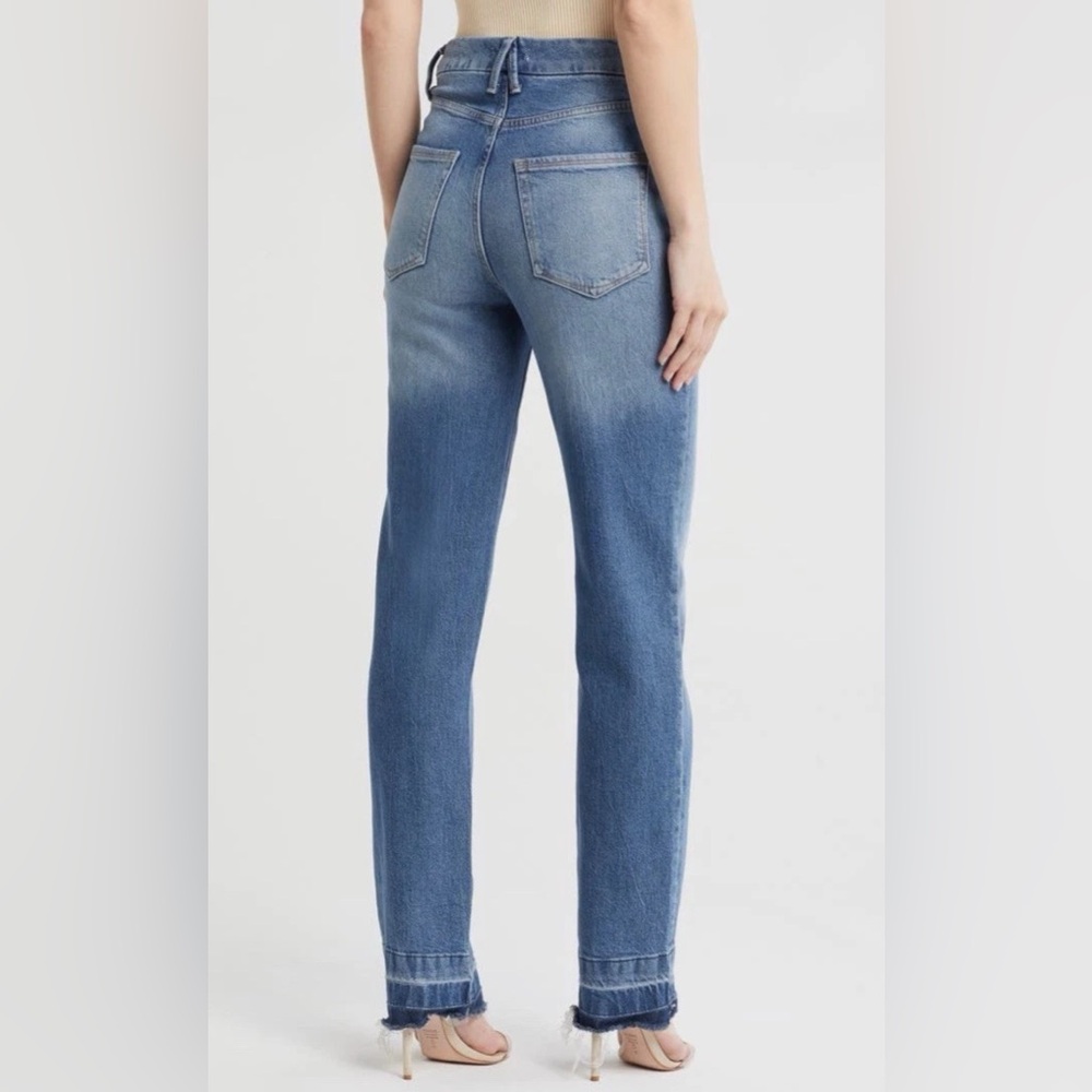 Good American Good Boy Straight Leg Jeans - Size 2 - NWT! - Picture 2 of 4